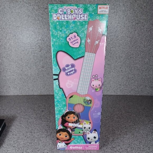 Guitar Gabby's Dollhouse Kids Musical Ukelele Fun Music Toy - Picture 3 of 9